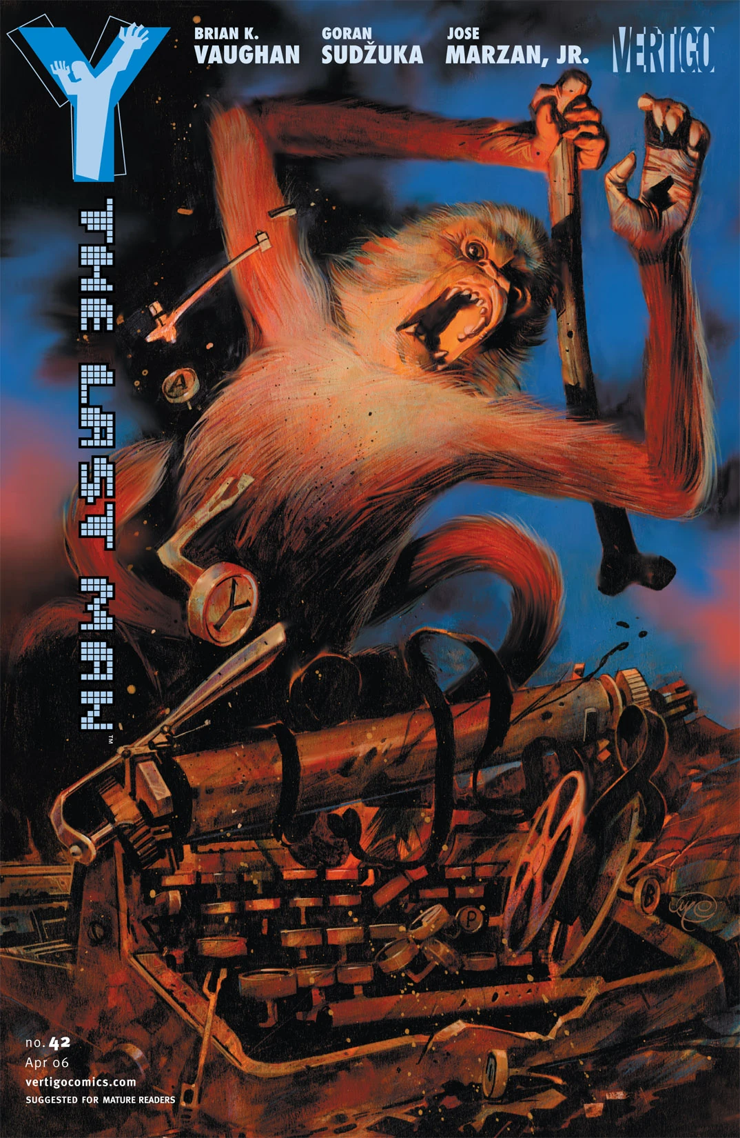 Y: The Last Man #42 (DC, 2006 — Cover A) cover